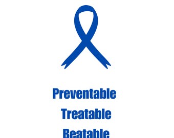 DIGITAL and Printable Colon Cancer Logo - Etsy