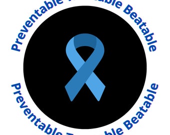 DIGITAL and Printable Colon Cancer Logo - Etsy