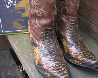 New Vintage Style Leather Durango Boots