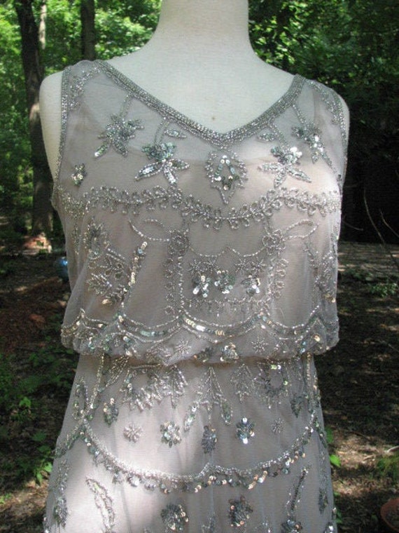 Beautiful Lavender Beaded Dress