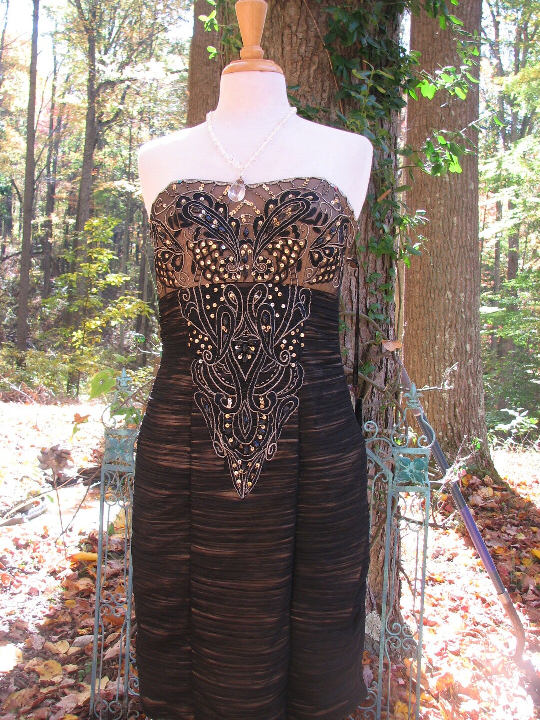 side slit lace dress Navy High Neck Lace Maxi Dress with Side Slit