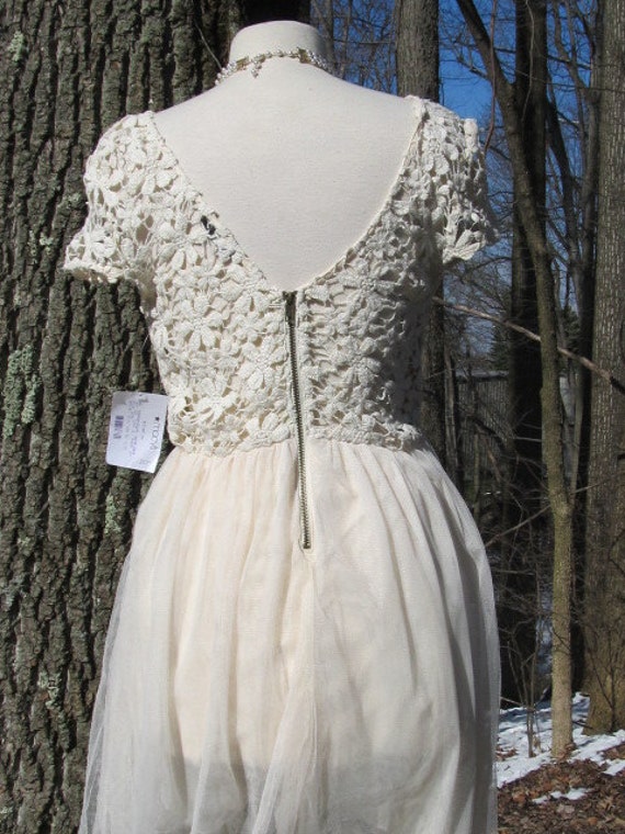 SALE - SALE -New Cream Lace Dress - image 2