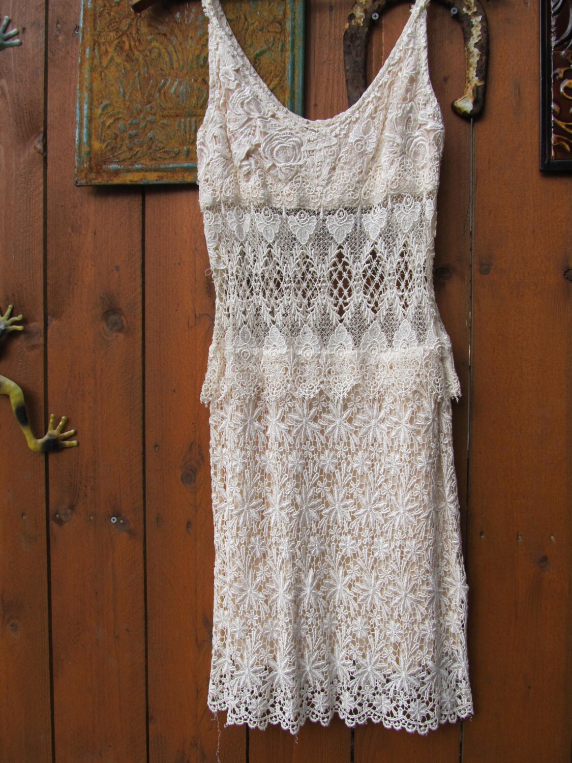 Gorgeous New Dress Made Out of Venice Allover Lace (vintage Style) - Etsy