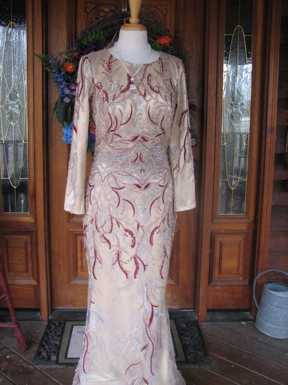 Beautiful Beaded gown - image 1