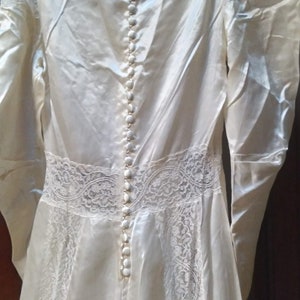 1920's 30's Wedding Gown image 9