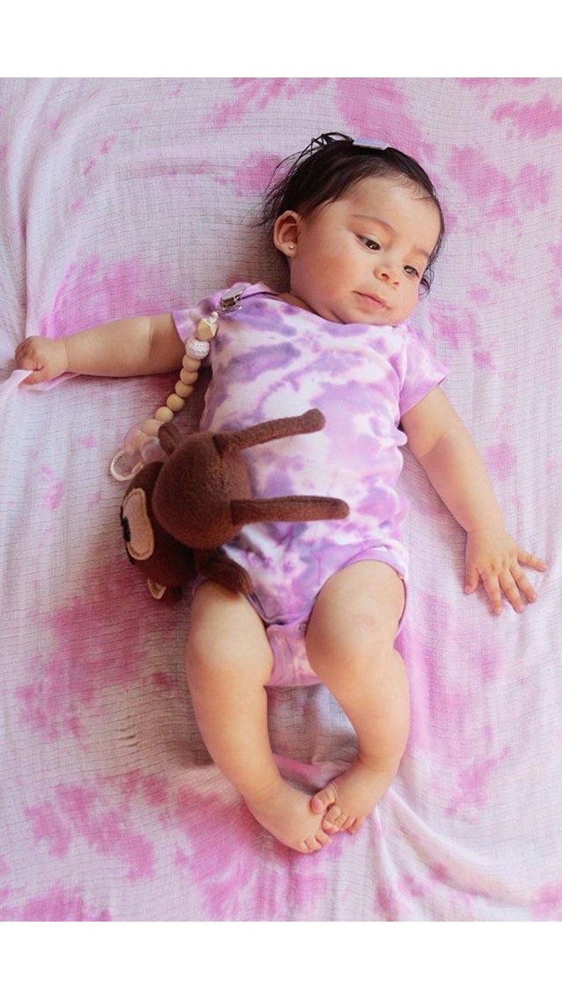 Hand Dyed Purple Baby Onesie or TShirt / Toddler Tee / Infant Etsy