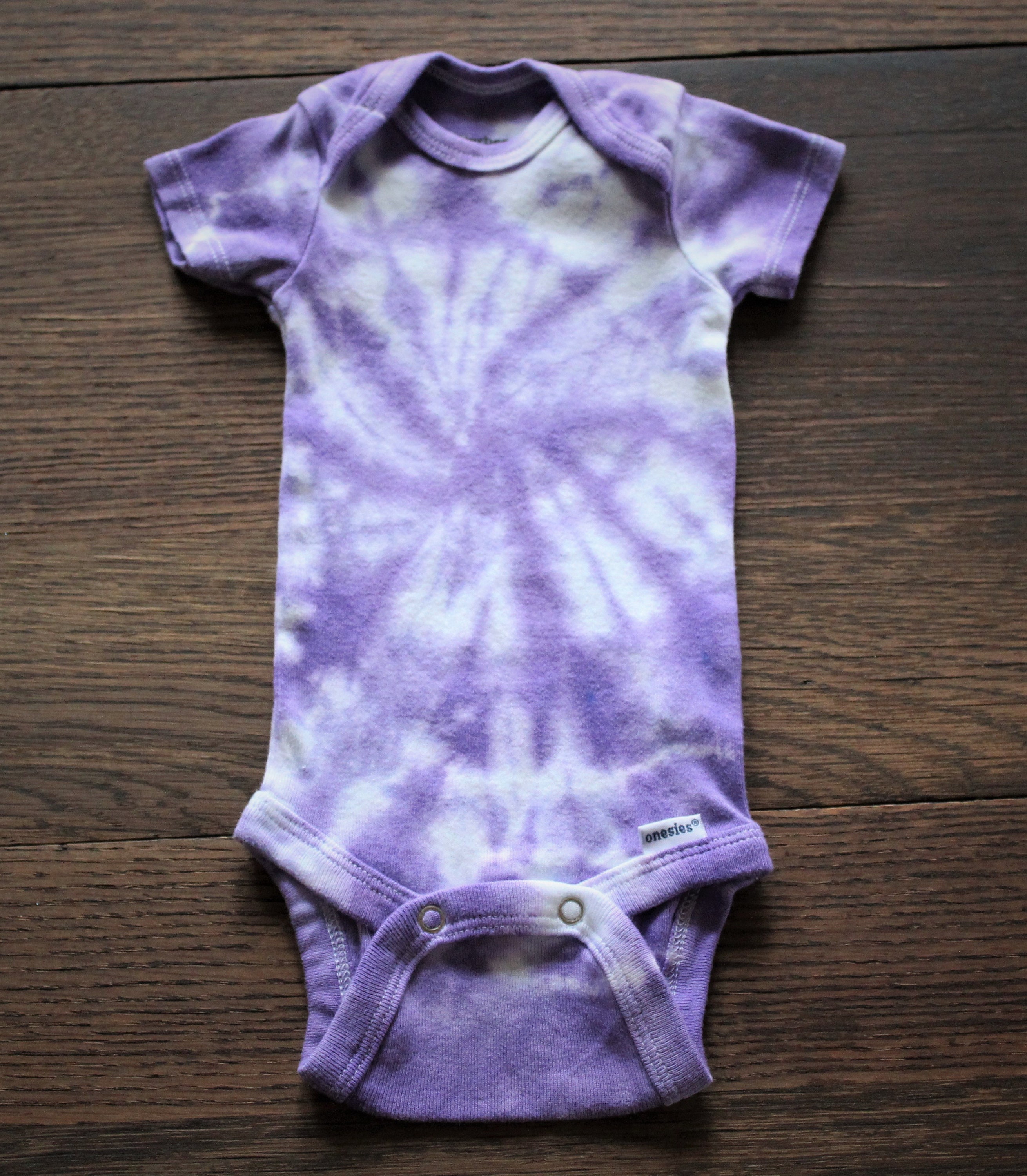Hand Dyed Purple Baby Onesie or TShirt / Toddler Tee / Infant Etsy