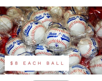 Personalized baseballs/baseball favors/t-ball favors/team favors/baseball party favors/baseball season favors/baseball fans/balls/ sports