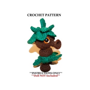 Legend Deku Sprout Amigurumi  Crochet Pattern Only