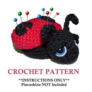 Lady the Lovebug Pincushion Cute Ladybug Pincushion