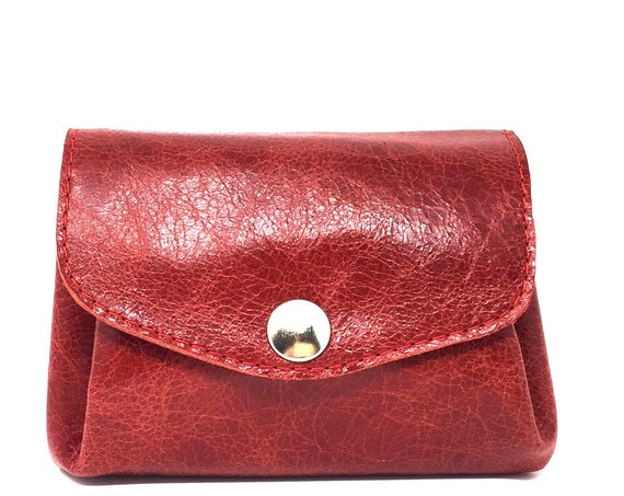 Rotes Lederportemonnaie