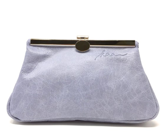 Cosmetic purse,kaa berlin , makeup bag, Clutch Bag, blue