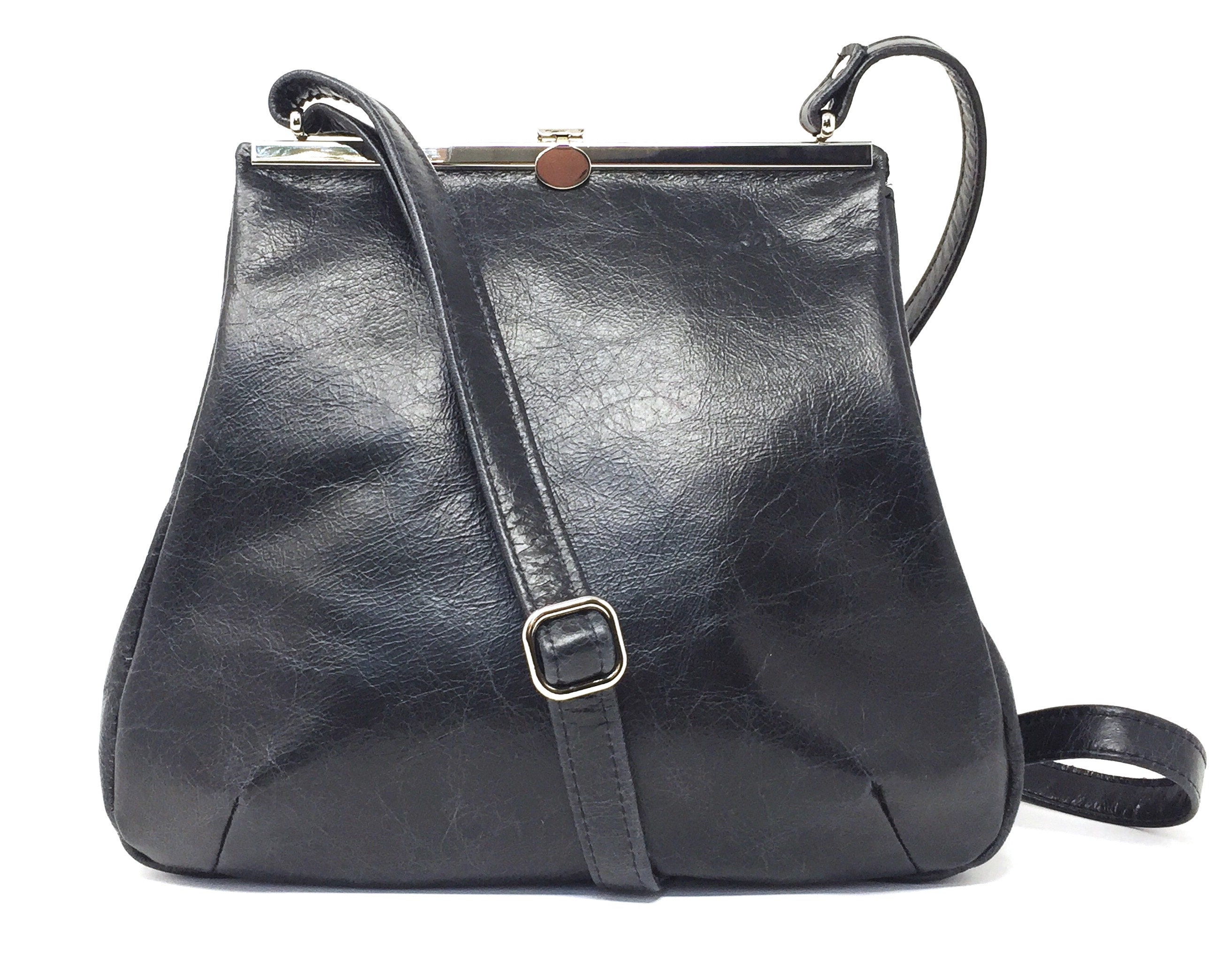 Hobo international black leather purse sale