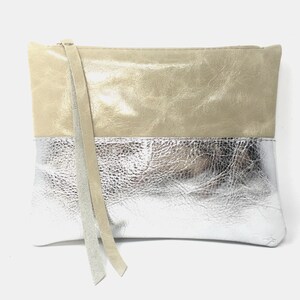 Borsa piccola in pelle pochette in pelle utensile borsa cosmetica in pelle