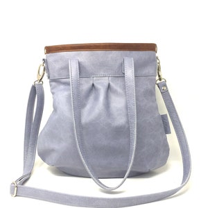 Ledertasche, Handtasche, Umhängetasche, gelbes Leder BLUESKY/CACAO