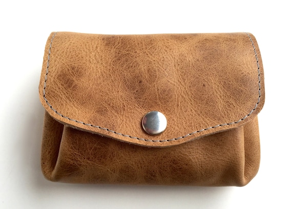 Vegetable tanned leather , leather wallet
