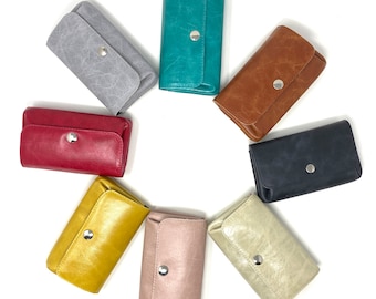 Wallet leather,  purse leather