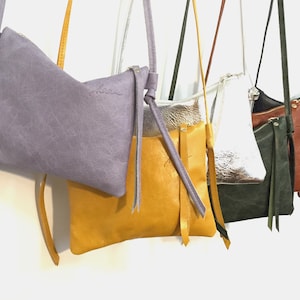 Borsa in pelle nera, borsa piccola in pelle nera