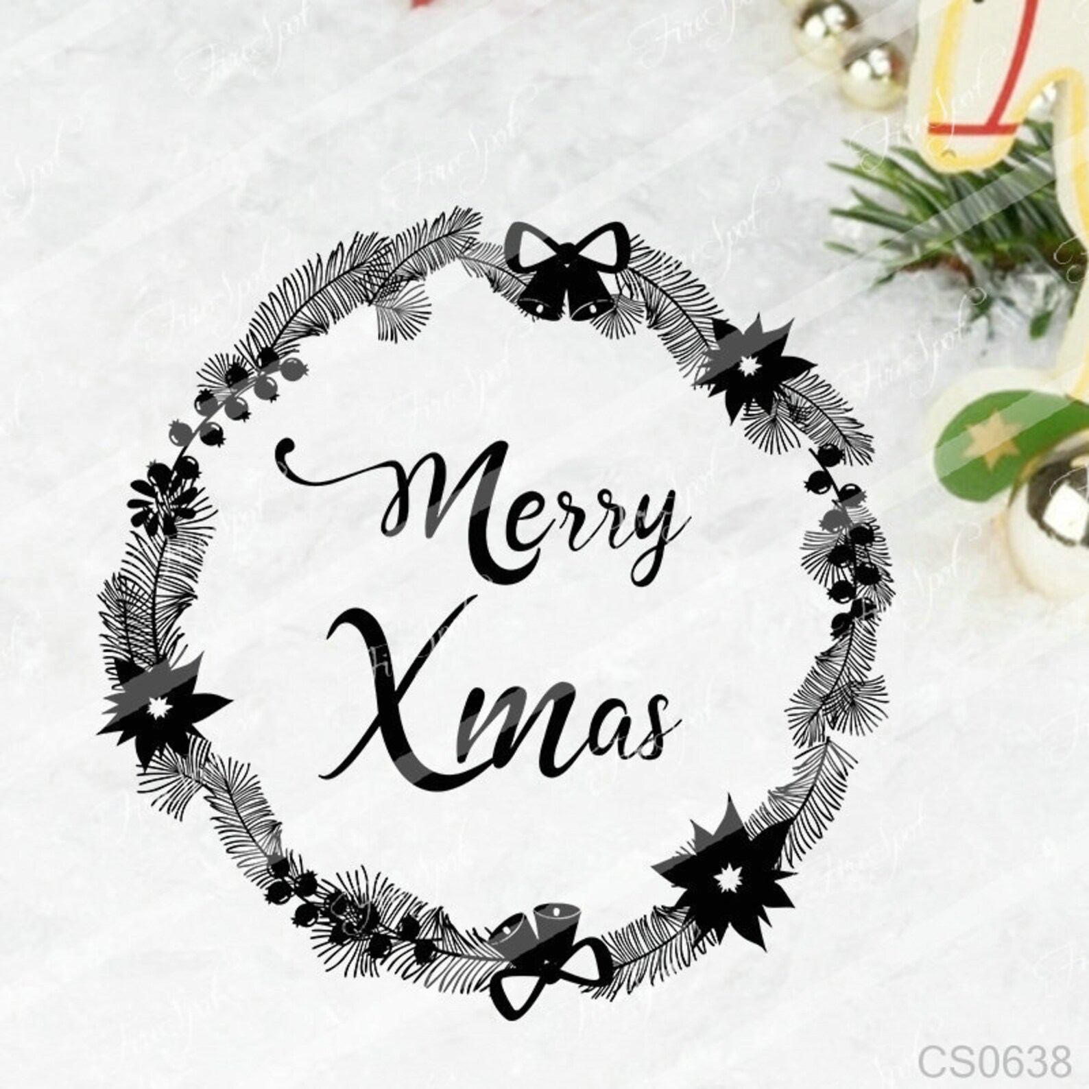 28 Christmas Wreath Sayings SVG Bundle Blessing Phrase SVG Etsy