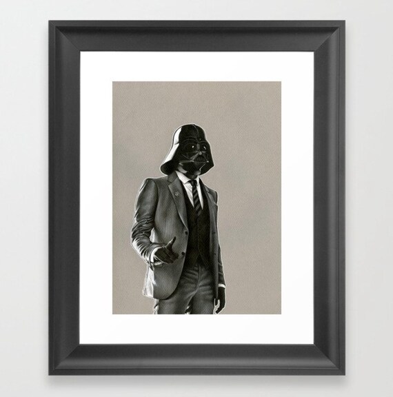 Star Wars Dapper Darth Vadar Dark Side Sith Empire Nerd