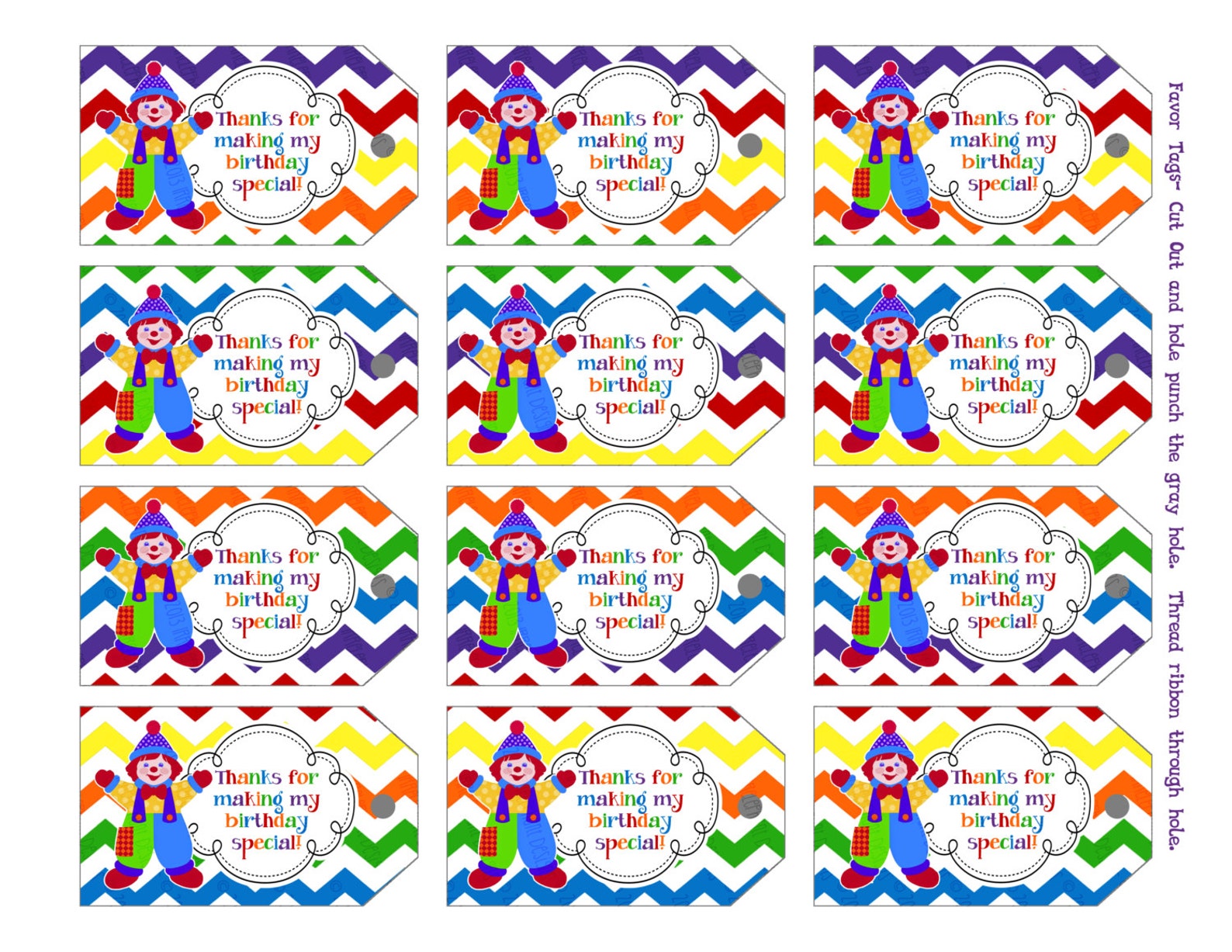 INSTANT DOWNLOAD Gymboree Gymbo the Clown Party Pack Great | Etsy