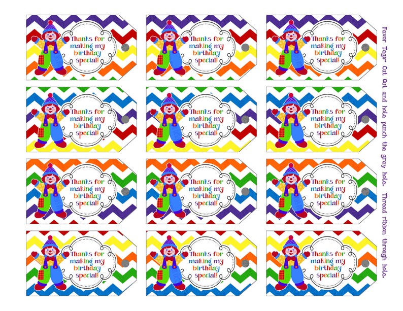 INSTANT DOWNLOAD Gymboree Gymbo the Clown Party Pack Great - Etsy
