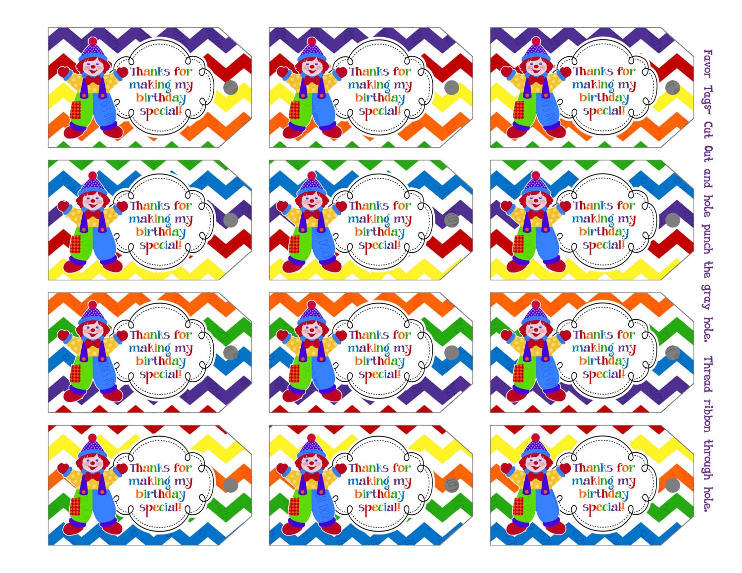INSTANT DOWNLOAD Gymboree Gymbo the Clown Party Pack Great | Etsy