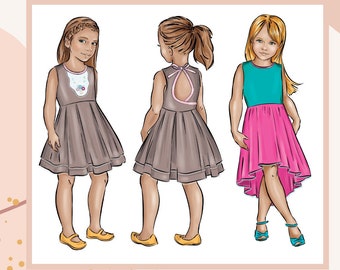 PATTERN Breeze Dress - PDF Sewing Pattern - Instant Download - Tadah Patterns