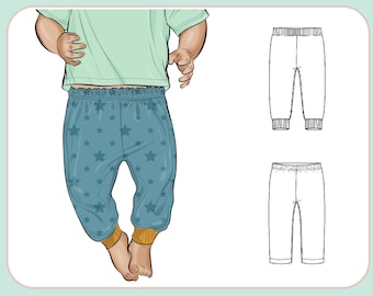 PATTERN Baby Basics TRACKIES - PDF Sewing Pattern - Instant Download - Tadah Patterns