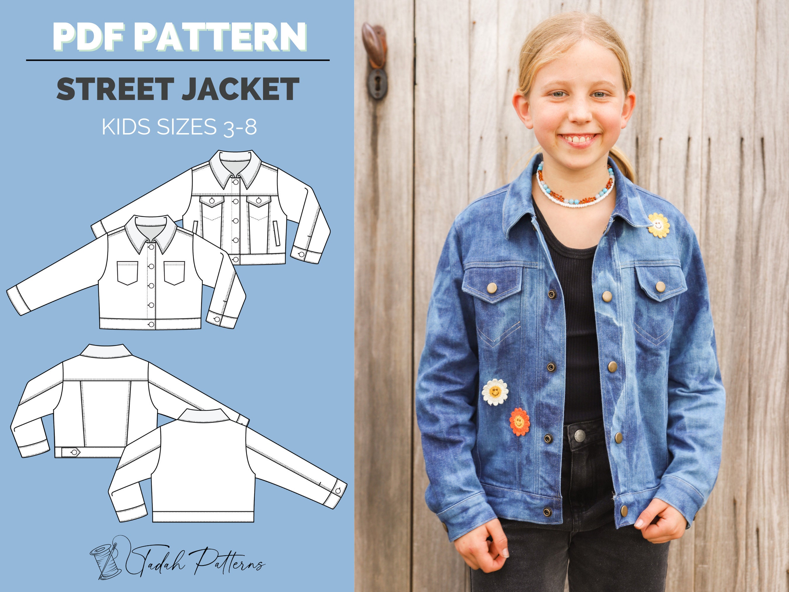 Patron parka, veste et manteau enfant SAM KIDS PDF