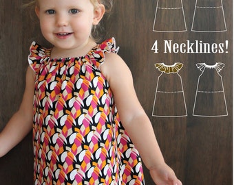 PATTERN Seaside Dress & Top - PDF Sewing Pattern - Instant Download - Tadah Patterns