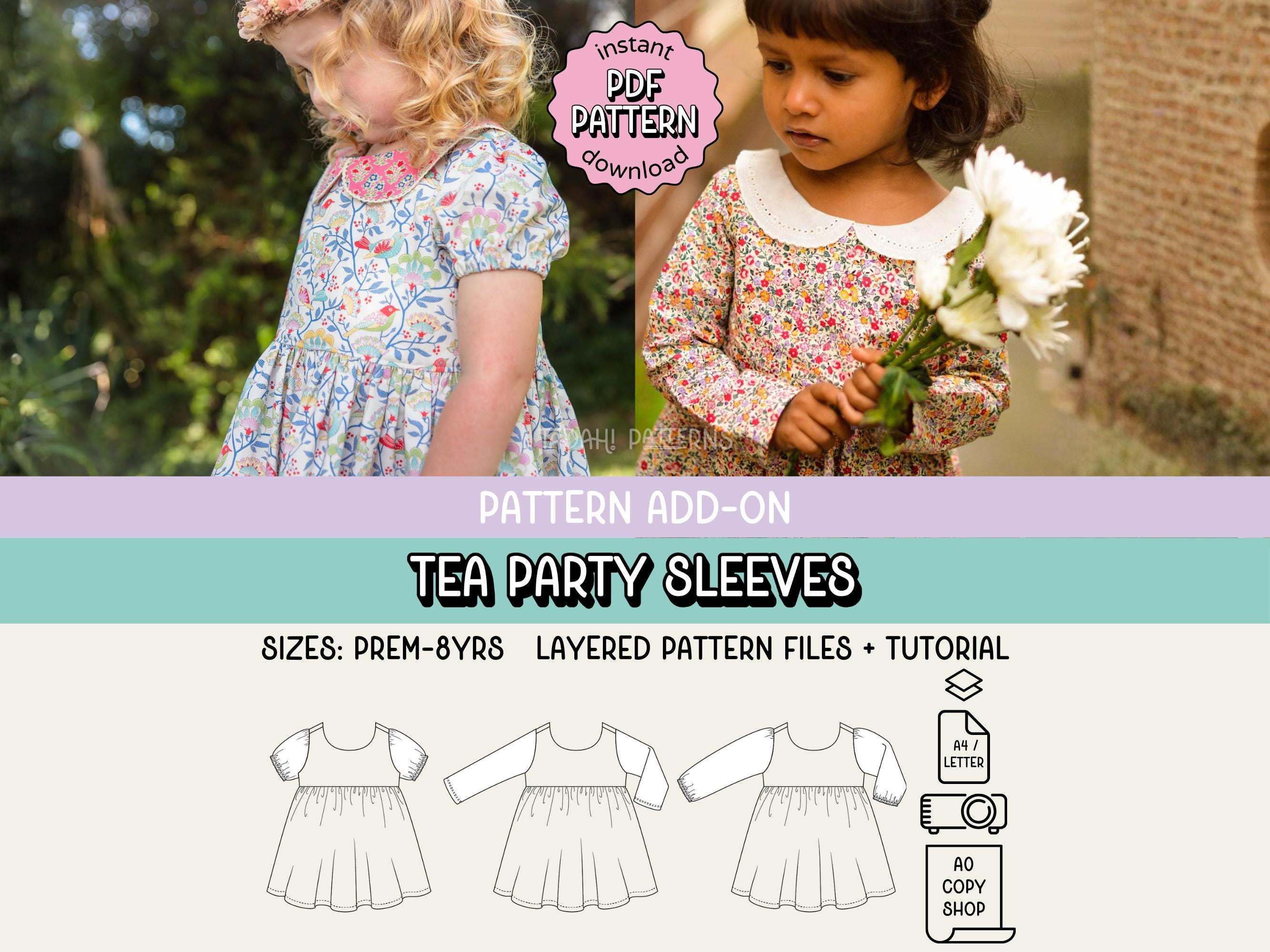 ADD-ON Tea Party Dress SLEEVES - Pdf Sewing Pattern - Instant Download - Tadah  Patterns - Etsy Canada