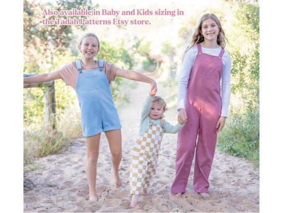 Tadah Patterns - Baby Everyday Overalls Tadah Patterns - Baby Everyday Overalls