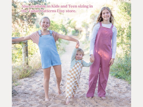 Tadah Patterns - Baby Everyday Overalls Tadah Patterns - Baby Everyday Overalls