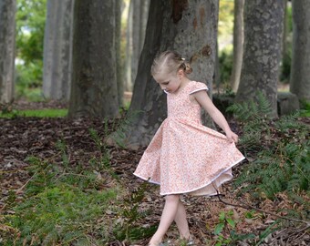 PATTERN Tea Party Dress - PDF Sewing Pattern - Instant Download - Tadah Patterns