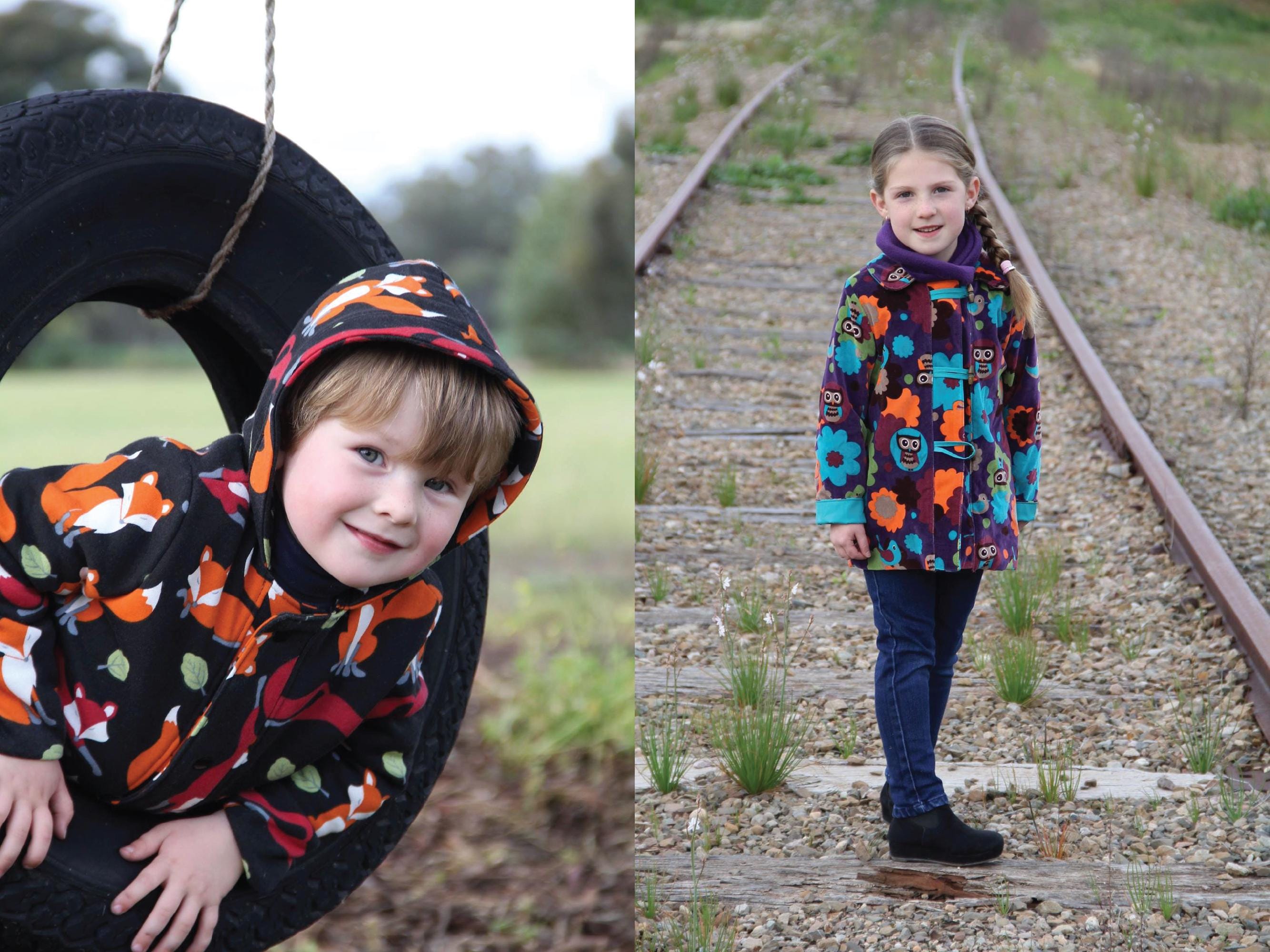 Duffle Coat PDF Sewing Pattern ~ Unisex Boys Girls Jacket Outerwear ...