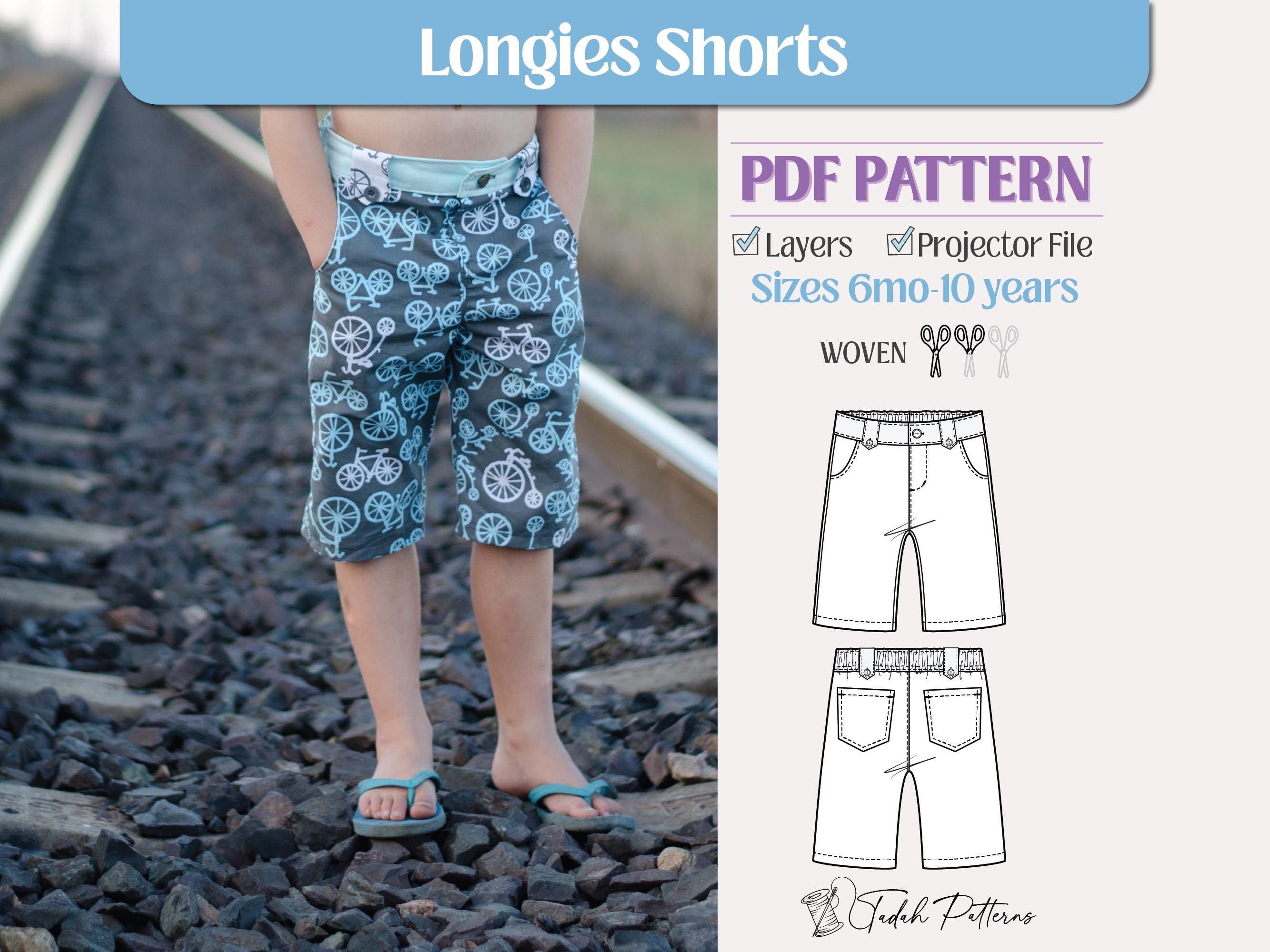 Tadah Patterns - Longies Shorts Tadah Patterns - Longies Shorts