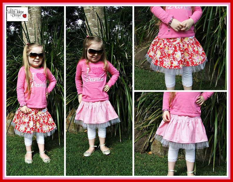 PATTERN Reversible Rara Skirt PDF Sewing Pattern Instant Etsy