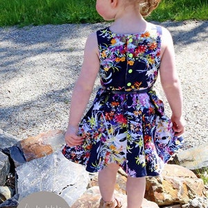 PATTERN Tea Party Dress PDF Sewing Pattern Instant Download Tadah Patterns image 5