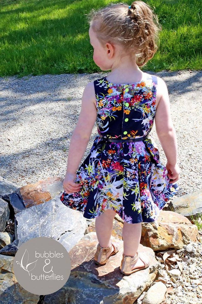 PATTERN Tea Party Dress PDF Sewing Pattern Instant Download Tadah Patterns image 5