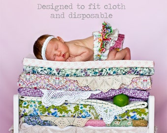 PATTERN Nappy/Diaper Cover Combo - Ruffle Diaper Cover - PDF Sewing Pattern - Instant Download - Tadah Patterns