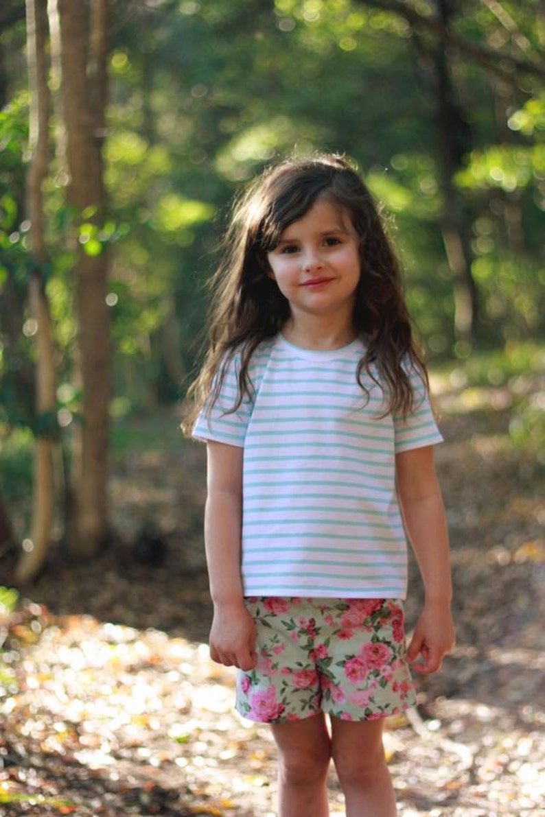 PATTERN Slim Fit Tee PDF Sewing Pattern Instant Download Etsy