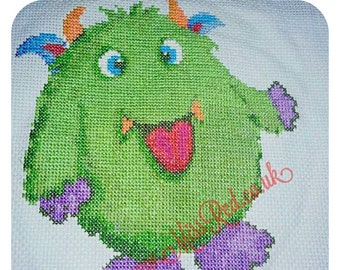 Moseley Monster Counted Cross Stitch Kit