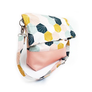 crossbody bag pattern, easy bag pattern, shoulder bag sewing pattern, tote bag pattern, Video, Ladies purse pattern, instant download