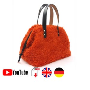 Doctor Bag Sewing Pattern PDF – Frame Purse DIY Bag Tutorial –  ladies bag Instant Download – Beginner-Friendly – Video Instructions
