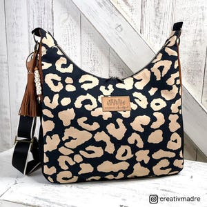 Hobo Bag sewing pattern, Sling Bag pattern and crossbody bag pattern, 4 Sizes, PDF and YouTube Tutorial image 13
