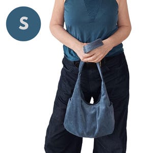 Hobo Bag sewing pattern, Sling Bag pattern and crossbody bag pattern, 4 Sizes, PDF and YouTube Tutorial image 9