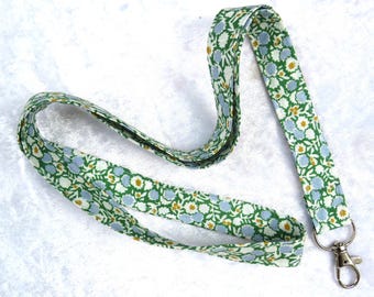 Liberty print lanyard:  Moroccan Flowers design