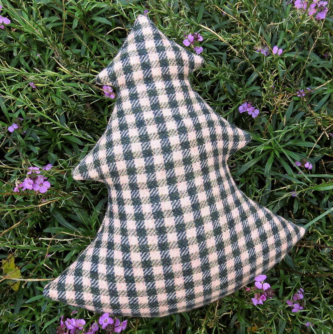 Christmas Tree Cushion. Christmas Tree Pillow 37cm X 34cm Etsy UK