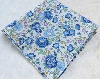 Liberty Tana Lawn handkerchief, floral handkerchief, Felicite